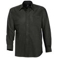 P16000312 - Рубашка мужская с длинным рукавом Boston, черная