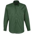 P16090264 - Рубашка мужская с длинным рукавом Bel Air, темно-зеленая