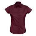 P17020164 - Рубашка женская с коротким рукавом Excess, бордовая