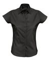 P2511.30 - Рубашка женская с коротким рукавом Excess, черная
