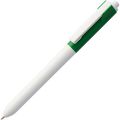 P3318.69 - Ручка шариковая Hint Special, белая с зеленым