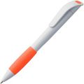 P3321.62 - Ручка шариковая Grip, белая с оранжевым
