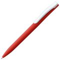 P3322.50 - Ручка шариковая Pin Soft Touch, красная