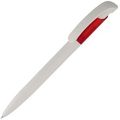 P4291.50 - Ручка шариковая Bio-Pen, белая с красным