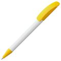 P1912.68 - Ручка шариковая Prodir DS3 TPP Special, белая с желтым