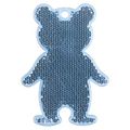 P4815.40 - Пешеходный светоотражатель «Мишка», синий
