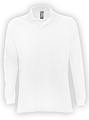 P5420.60 - Рубашка поло мужская с длинным рукавом Star 170, белая