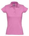 P6087.56 - Рубашка поло женская Prescott Women 170, розовая