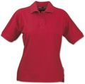 P6574.50 - Рубашка поло женская Semora, красная