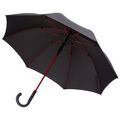 P64716.50 - Зонт-трость с цветными спицами Color Style, красный с черной ручкой