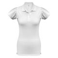 PPW460001 - Рубашка поло женская Heavymill белая