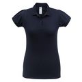 PPW460003 - Рубашка поло женская Heavymill темно-синяя