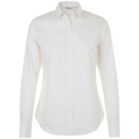 Рубашка женская Becker Women, белая с темно-синим (P01649989)