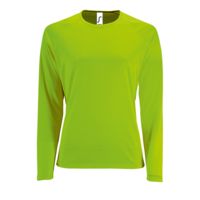 P02072286 - Футболка с длинным рукавом Sporty LSL Women, зеленый неон