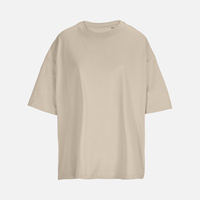 Футболка оверсайз женская Boxy Women, бежевая (льняная) (P03807119)