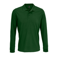 Рубашка поло с длинным рукавом Prime LSL, темно-зеленая (P03983264)