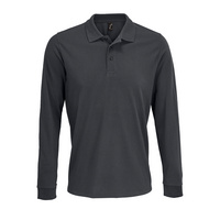 P03983384 - Рубашка поло с длинным рукавом Prime LSL, темно-серая