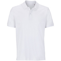 P04242102 - Рубашка поло унисекс Pegase, белая