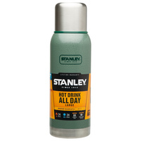 Термос Stanley Adventure 1000, зеленый с серебристым (P10578.90)