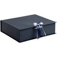 Коробка на лентах Tie Up, синяя (P10600.40)