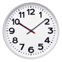 Часы настенные ChronoTop, серебристые (P10732.15)