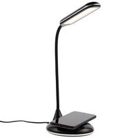Лампа с беспроводной зарядкой Bright Helper, черная (P10906.30)