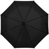 Зонт складной Clevis с ручкой-карабином, черный (P10992.30)