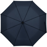 Зонт складной Clevis с ручкой-карабином, темно-синий (P10992.40)
