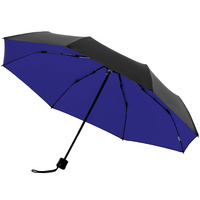 Зонт складной с защитой от УФ-лучей Sunbrella, ярко-синий с черным (P10993.44)