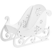 Декоративное украшение «Сани», белые (P110831.60)