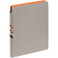 Ежедневник Flexpen, недатированный, серебристо-оранжевый (P11087.12)