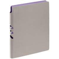 Ежедневник Flexpen, недатированный, серебристо-фиолетовый (P11087.17)