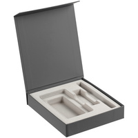 P11607.10 - Коробка Latern для аккумулятора 5000 мАч, флешки и ручки, серая