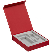 P11607.50 - Коробка Latern для аккумулятора 5000 мАч, флешки и ручки, красная