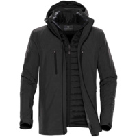 Куртка-трансформер мужская Matrix, серая с черным (P11630.13)