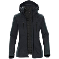 P11632.13 - Куртка-трансформер женская Matrix, серая с черным