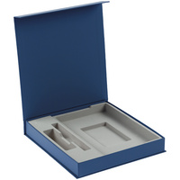 Коробка Arbor под ежедневник, аккумулятор и ручку, синяя (P11703.44)