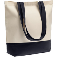 Холщовая сумка Shopaholic, темно-синяя (P11743.40)