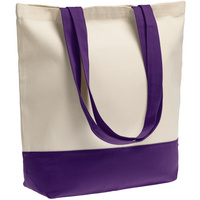 Холщовая сумка Shopaholic, фиолетовая (P11743.78)