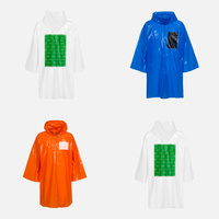 Дождевик-плащ CloudTime с печатью в один цвет на заказ (P11876.99)