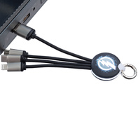 Кабель-брелок с подсветкой логотипа Lite Omniline (P12025.30)