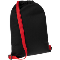 Рюкзак Nock, черный с красной стропой (P12199.35)