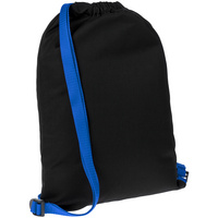 Рюкзак Nock, черный с синей стропой (P12199.38)