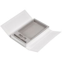 Коробка Triplet под ежедневник, флешку и ручку, белая (P12467.60)