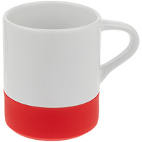 Кружка с силиконовой подставкой Protege, красная (P12892.50)