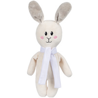 Мягкая игрушка Beastie Toys, заяц с белым шарфом (P12989.01)