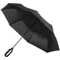 Зонт складной Hoopy с ручкой-карабином, черный (P13035.30)