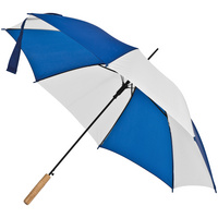 Зонт-трость Milkshake, белый с синим (P13038.64)