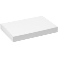Коробка Silk с ложементом под ежедневник 13x21 см, флешку и ручку, белая (P16206.60)