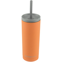 Термостакан Superb Sippy с трубочкой, оранжевый (P13335.20)